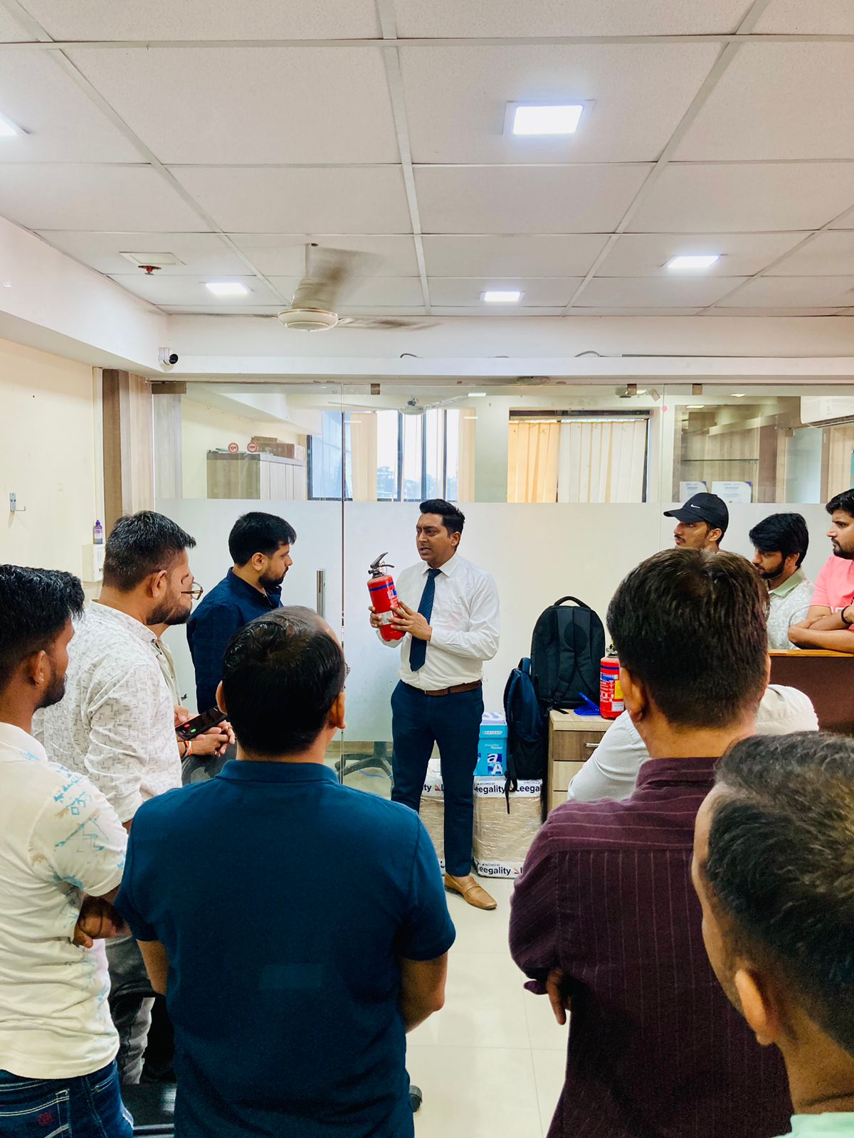 Team evacuation drill